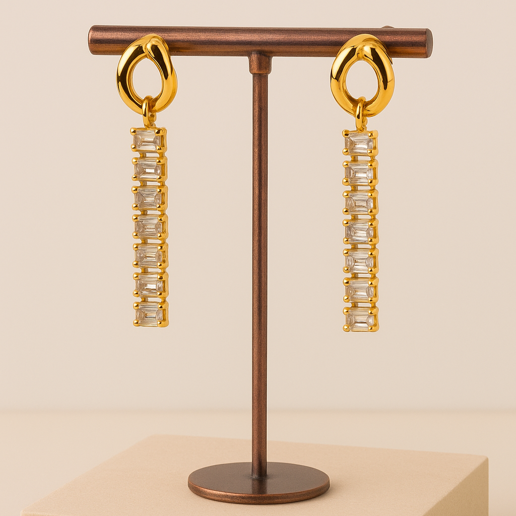 Pendientes Prism Baño de Oro - MINNI MOON-Lepetitemarie-Singularu-PDPAOLA-Luamarta