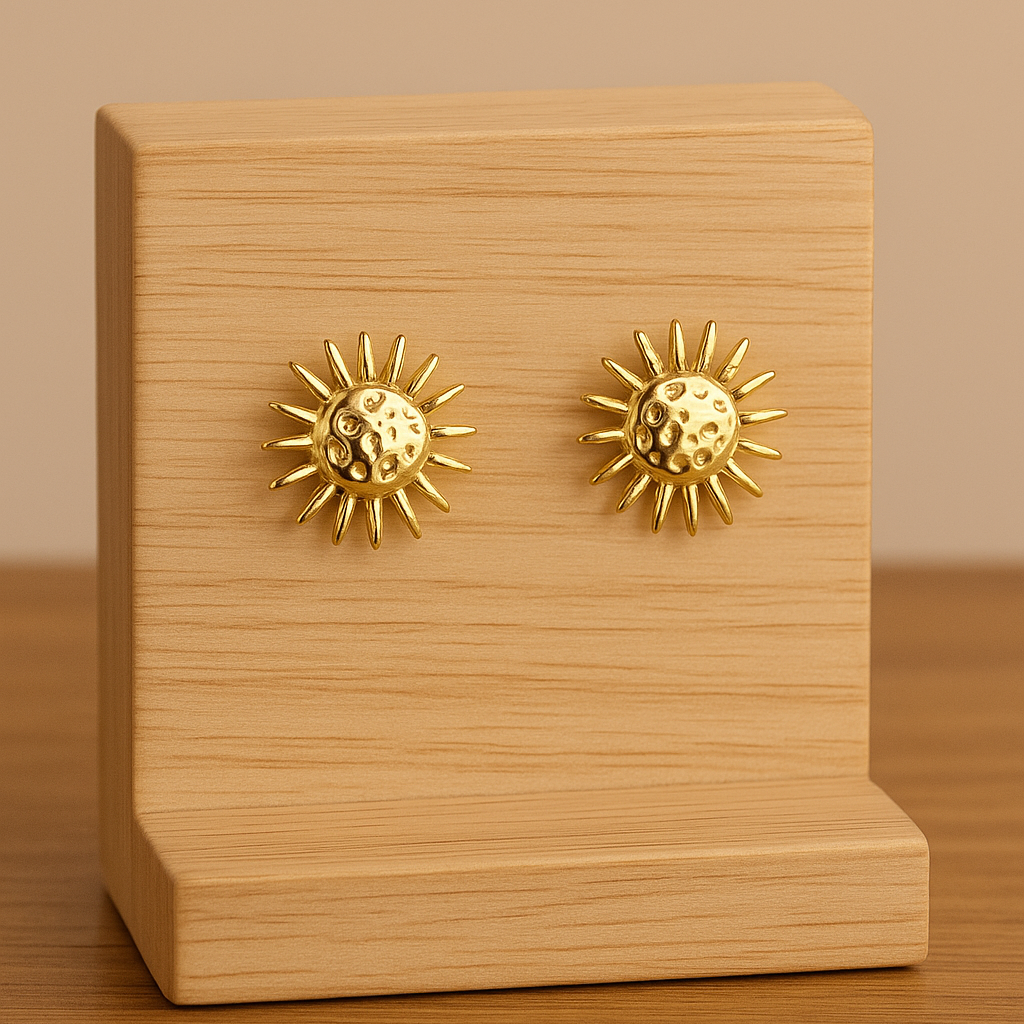 Pendientes Solis Baño de Oro - MINNI MOON-Lepetitemarie-Singularu-PDPAOLA-Luamarta