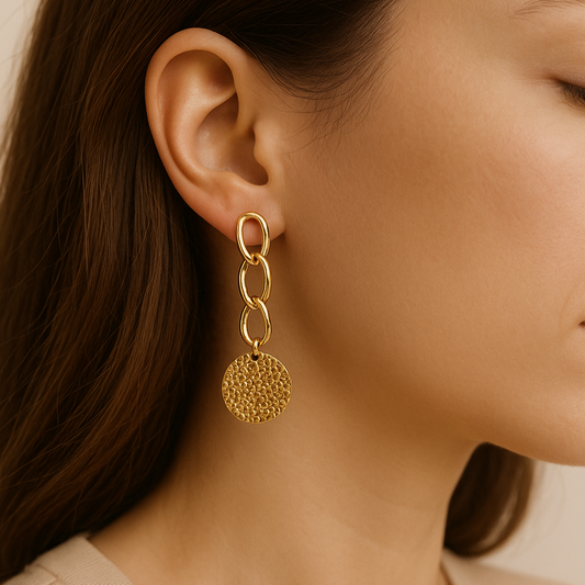 Pendientes Shine Baño de Oro - MINNI MOON-Lepetitemarie-Singularu-PDPAOLA-Luamarta