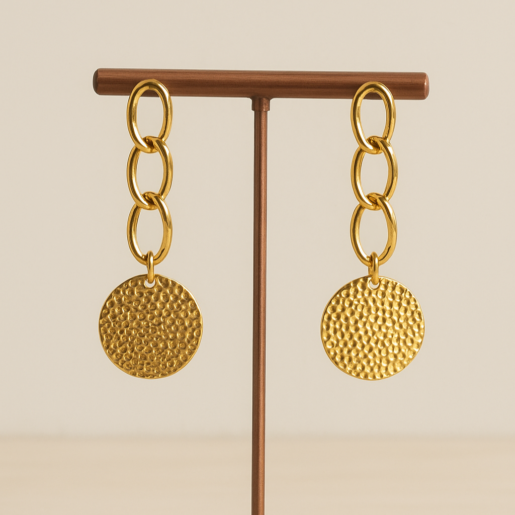 Pendientes Shine Baño de Oro - MINNI MOON-Lepetitemarie-Singularu-PDPAOLA-Luamarta