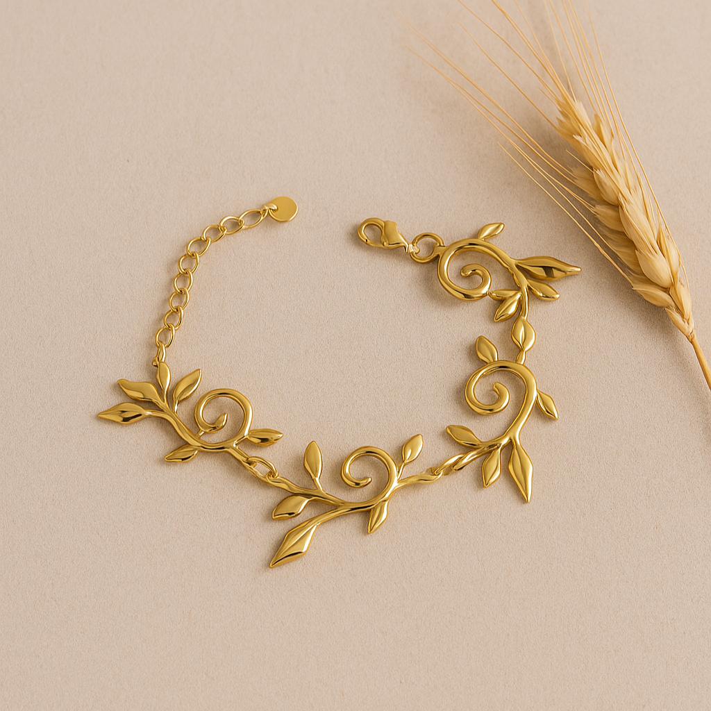 Pulsera Ivy Baño de Oro