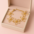 Petals Armband vergoldet