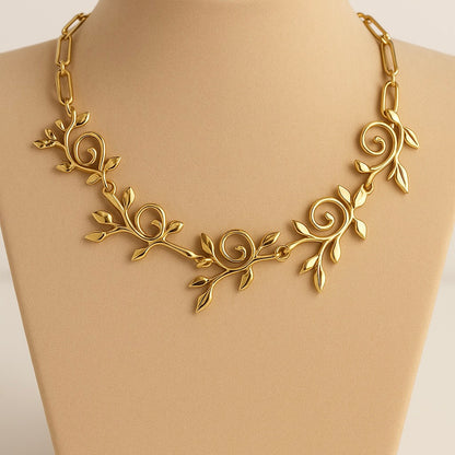 Collar Ivy Baño de Oro