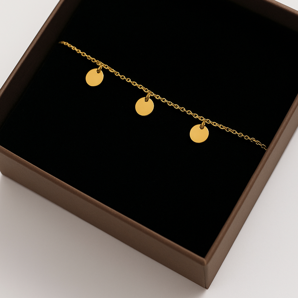 Dots Bracelet Gold Plated