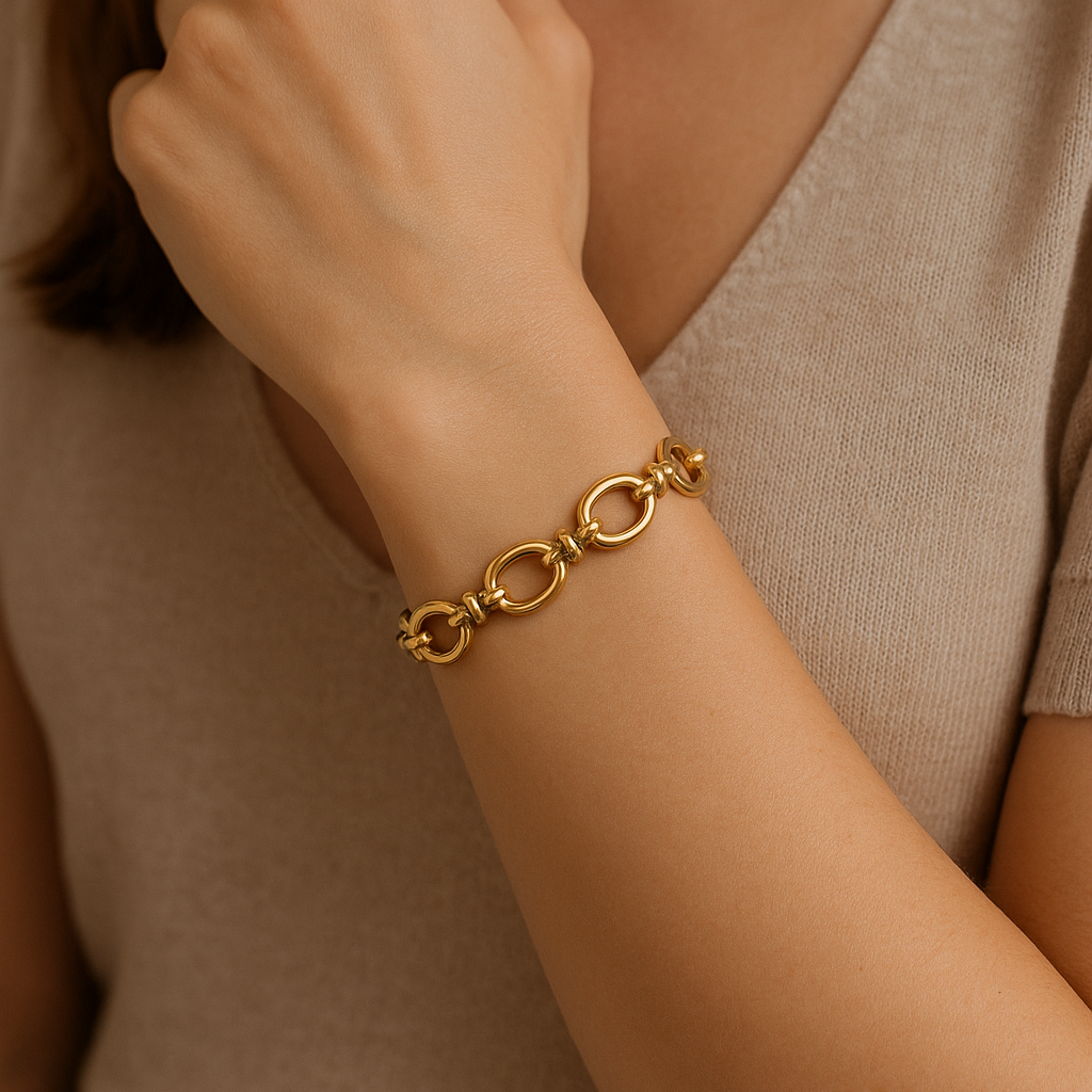 Fare-Armband vergoldet