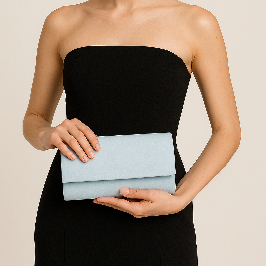 Bolso de mano/Clutch tipo sobre pequeño para eventos, fiestas, comuniones o bodas