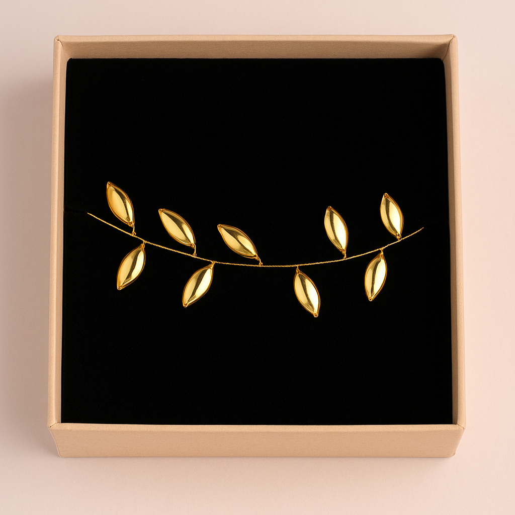 Choker/collar wire Gold-Plated Medals Gold Bath