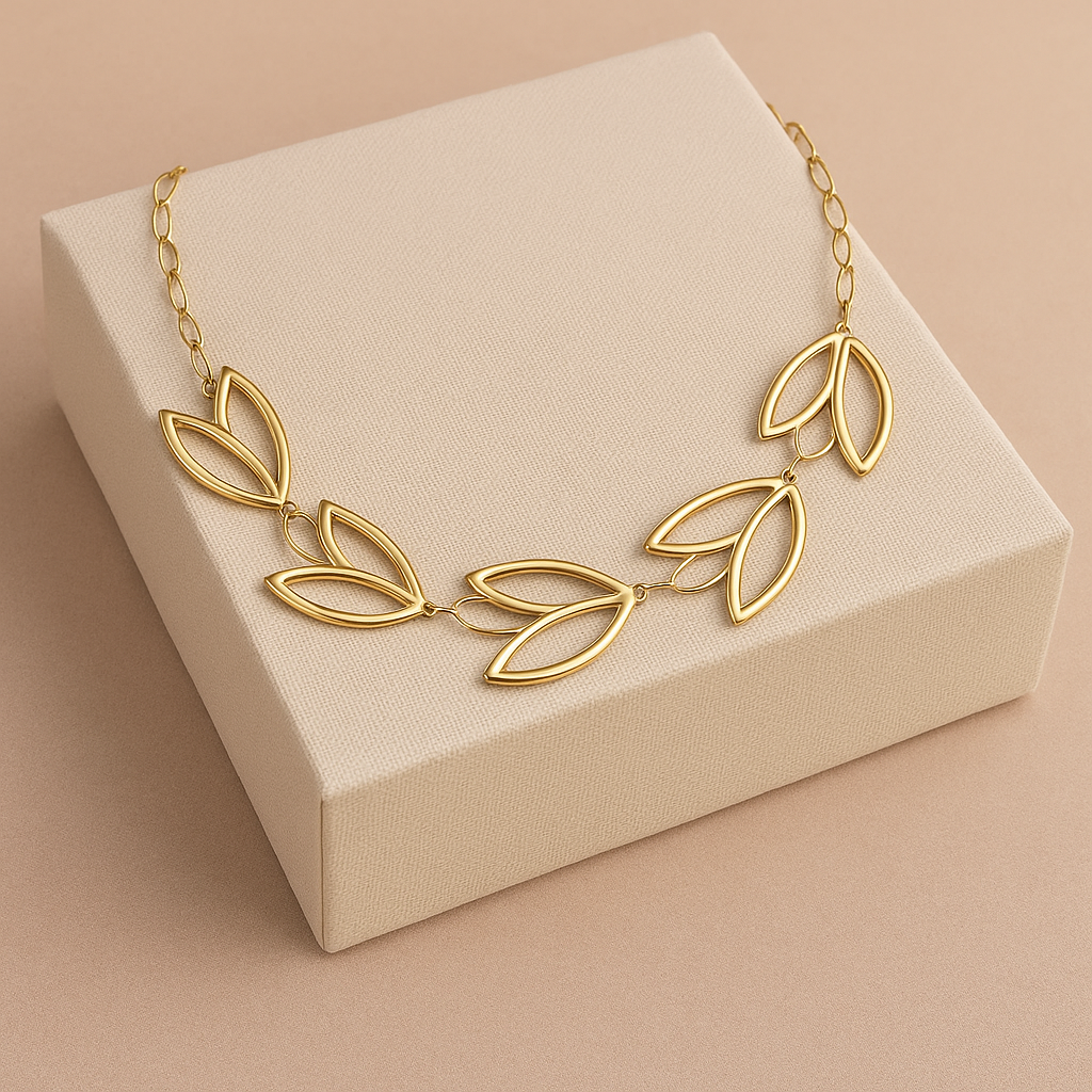 Tulip Collar Gold-Plated