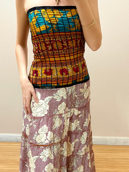Vestidos indios palabra de honor | Talla única