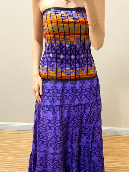 Vestidos indios palabra de honor | Talla única