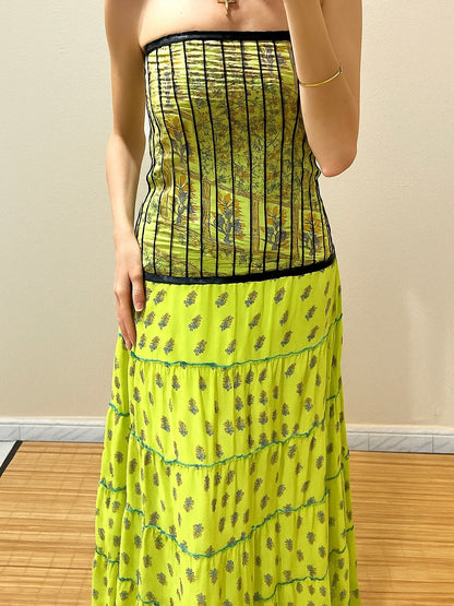 Vestidos indios palabra de honor | Talla única