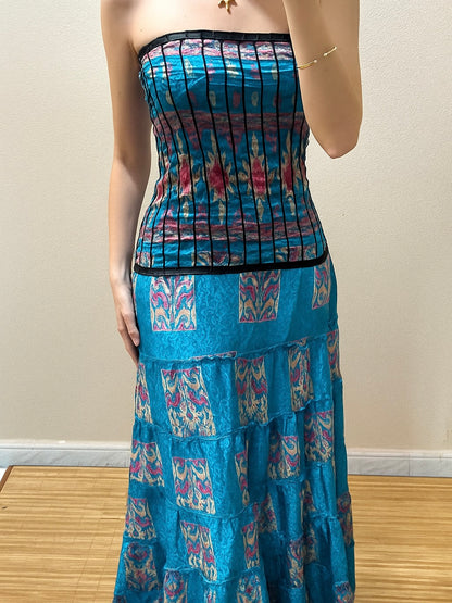 Vestidos indios palabra de honor | Talla única