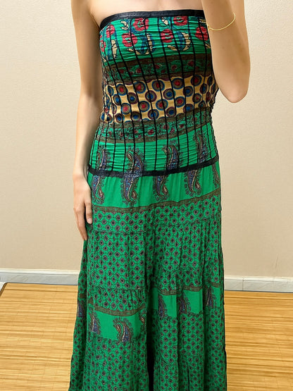 Vestidos indios palabra de honor | Talla única