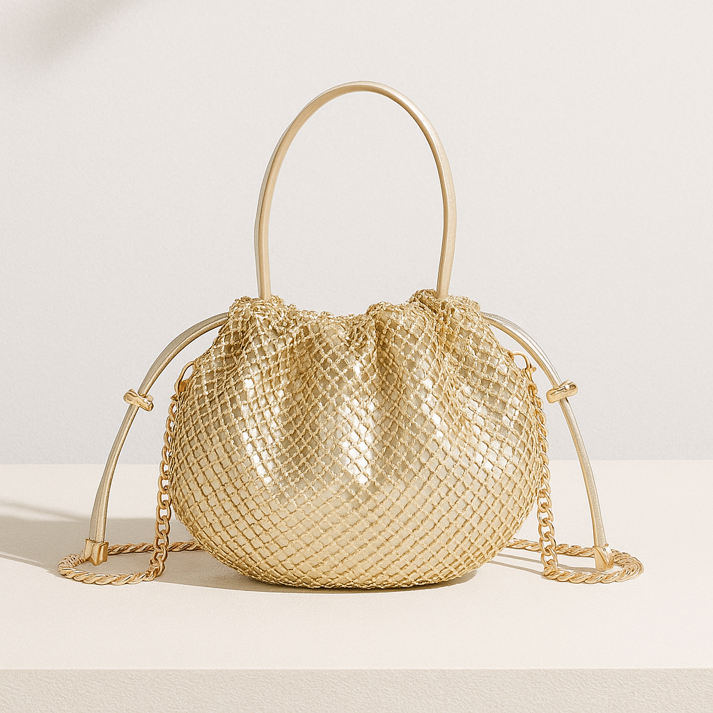 Bolso Clutch de mano para eventos colores dorado, plateado y negro brillante