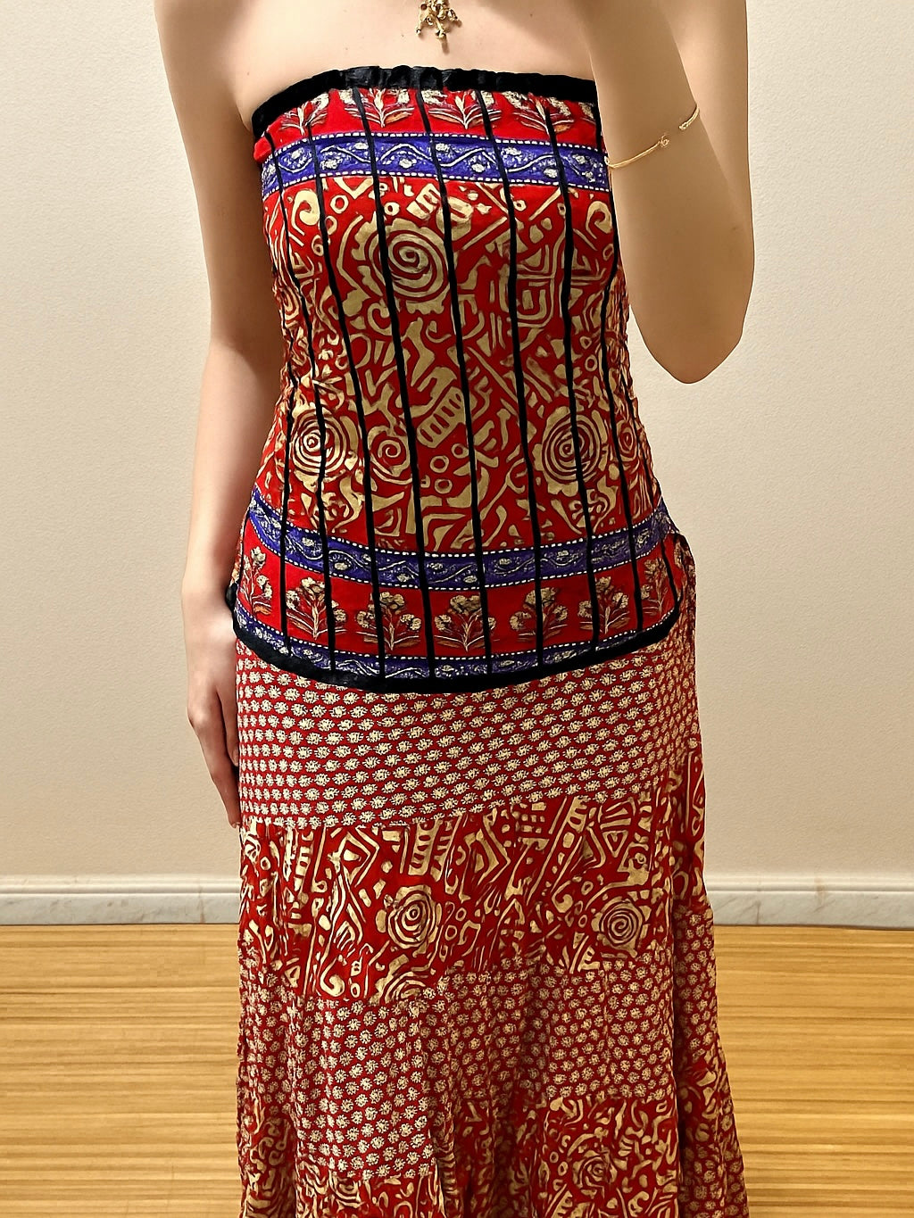 Vestidos indios palabra de honor | Talla única