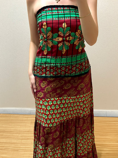 Vestidos indios palabra de honor | Talla única