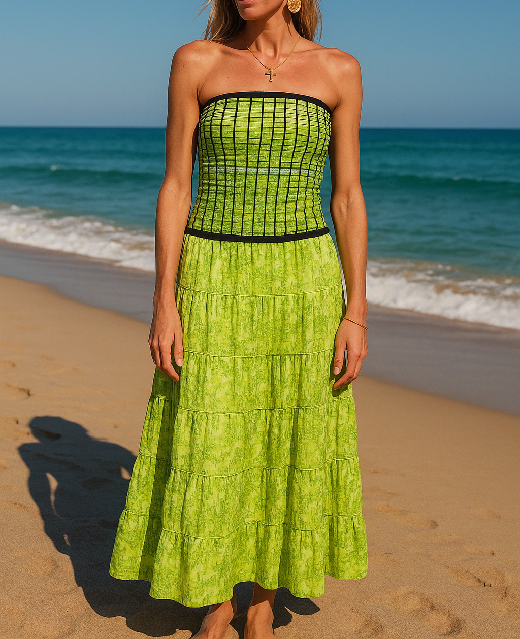 Vestidos indios palabra de honor | Talla única