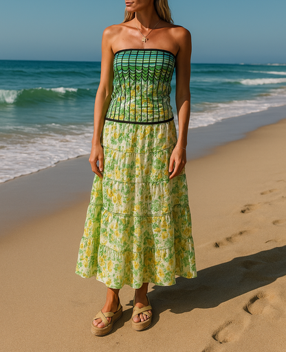 Vestidos indios palabra de honor | Talla única