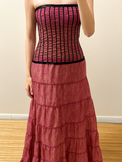 Vestidos indios palabra de honor | Talla única