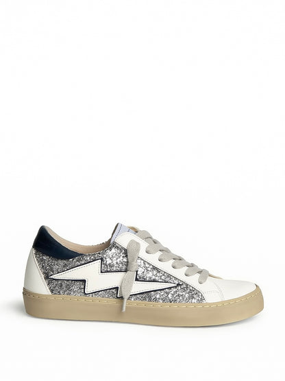 Zapatillas rayo con purpurina mujer – Tallas 36 a 41