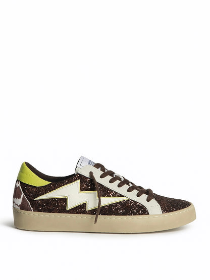 Zapatillas rayo con purpurina mujer – Tallas 36 a 41