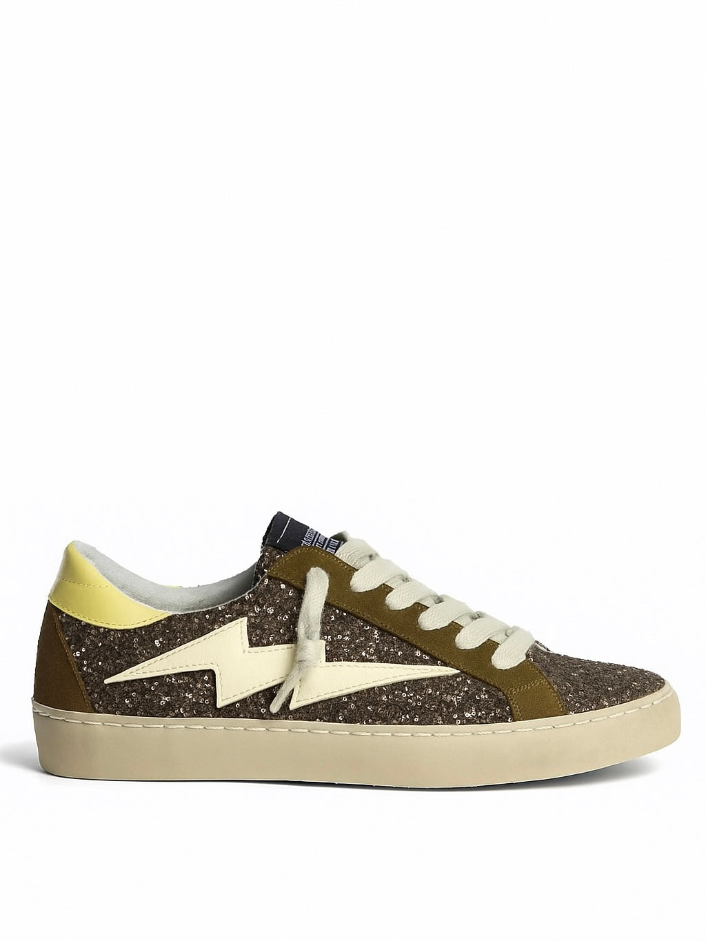 Zapatillas rayo con purpurina mujer – Tallas 36 a 41