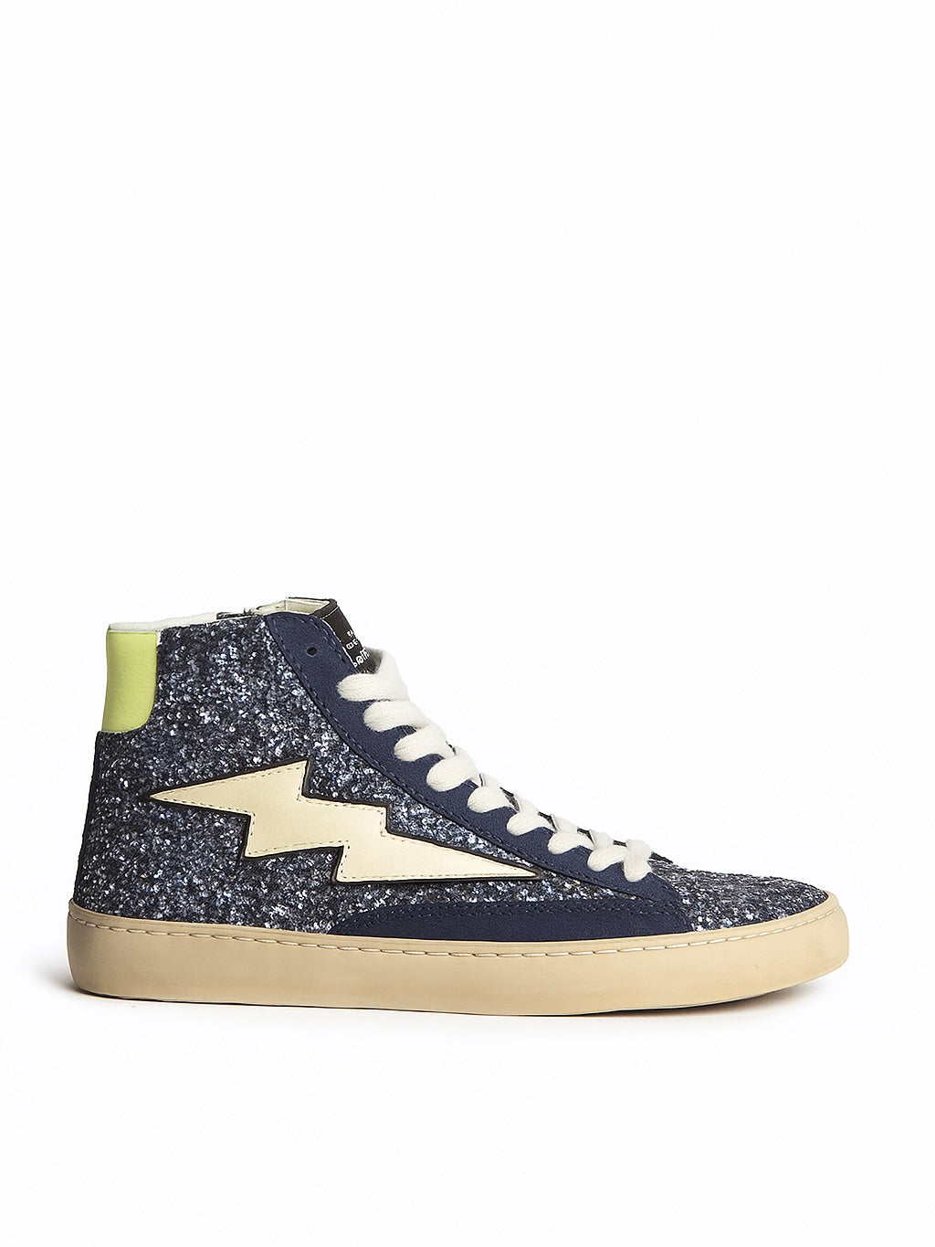 Zapatillas rayo con purpurina mujer – Tallas 36 a 41