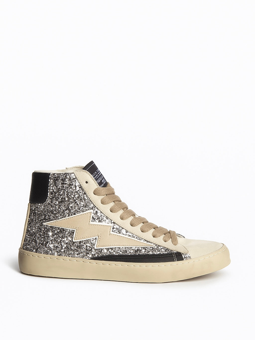 Zapatillas rayo con purpurina mujer – Tallas 36 a 41