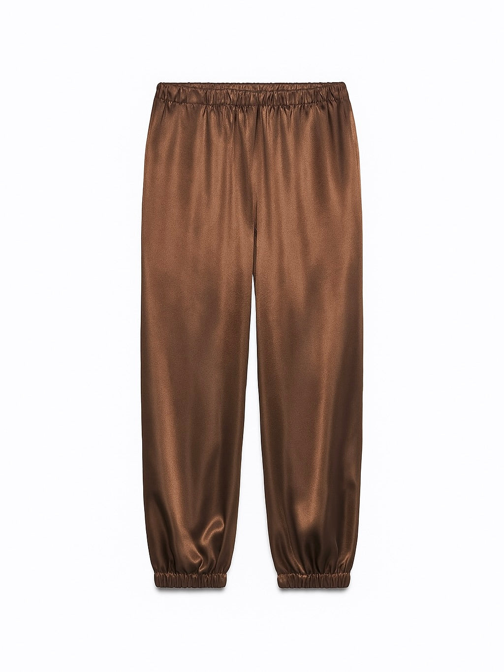 Pantalón bombacho satinado mujer de otoño | Elegante y versátil