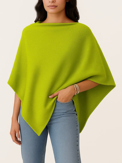 Capa Punto Asimétrica en Pico | Talla Única (XS a XL)