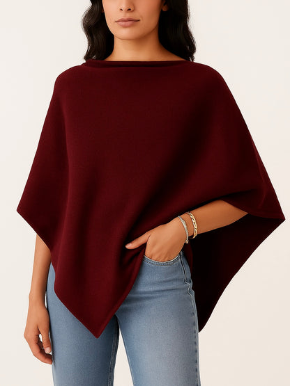 Capa Punto Asimétrica en Pico | Talla Única (XS a XL)