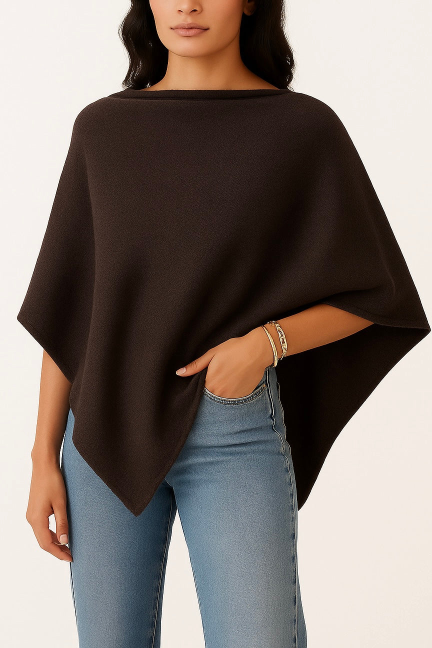 Capa Punto Asimétrica en Pico | Talla Única (XS a XL)
