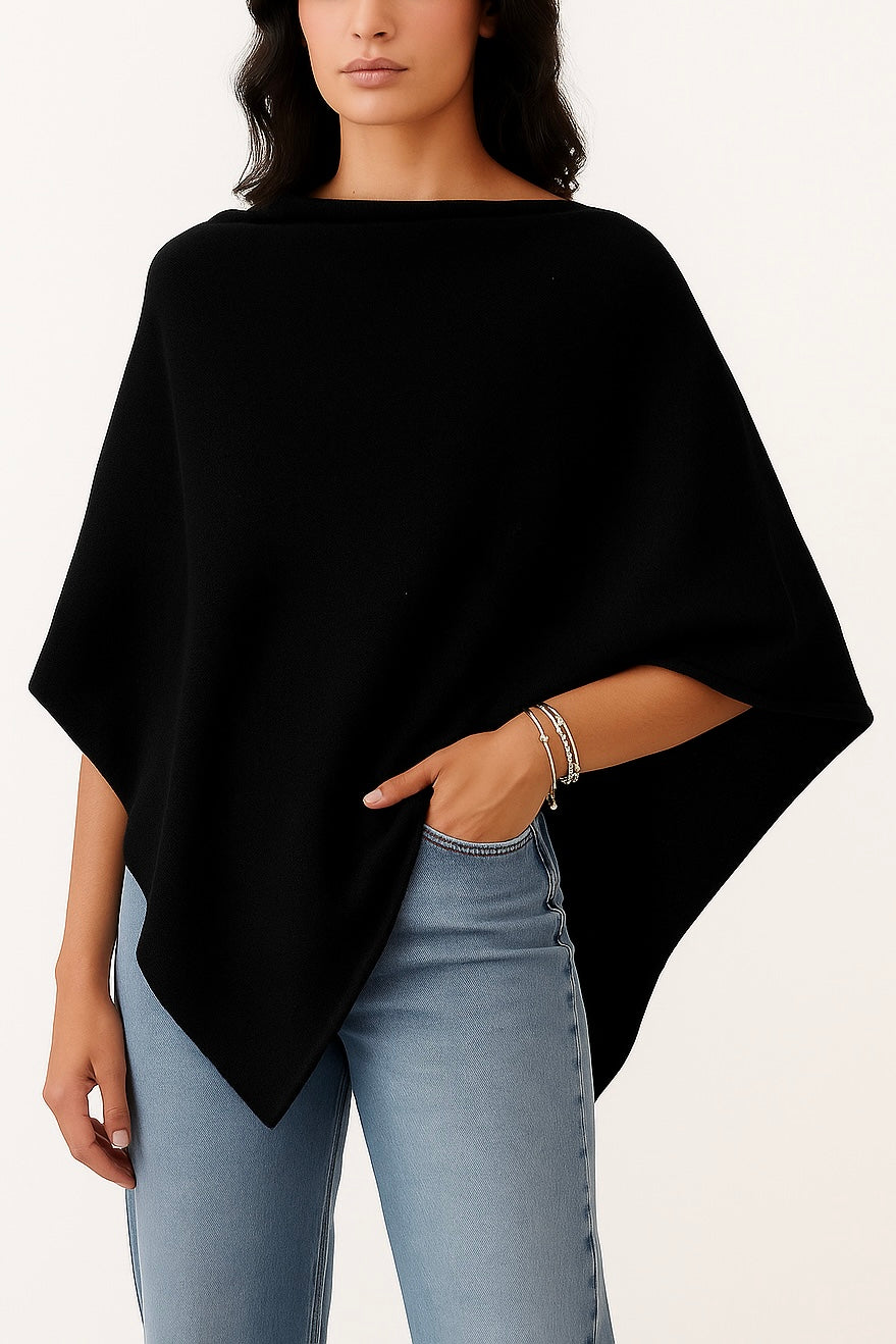 Capa Punto Asimétrica en Pico | Talla Única (XS a XL)