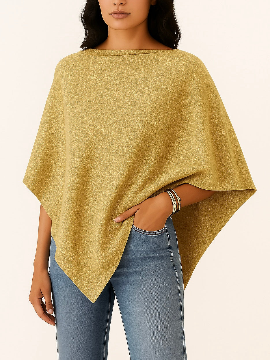 Capa Punto Asimétrica en Pico | Talla Única (XS a XL)