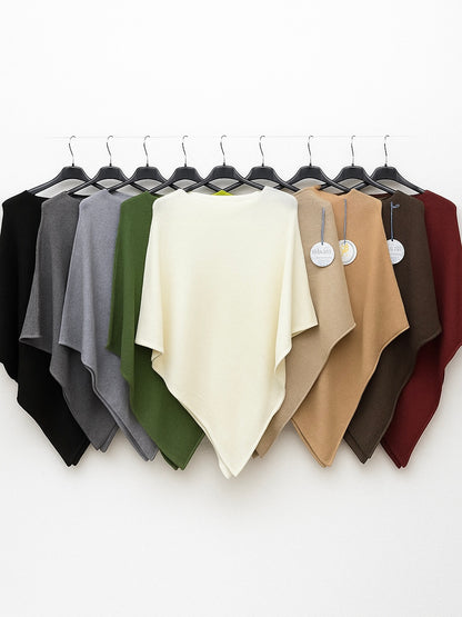 Capa Punto Asimétrica en Pico | Talla Única (XS a XL)