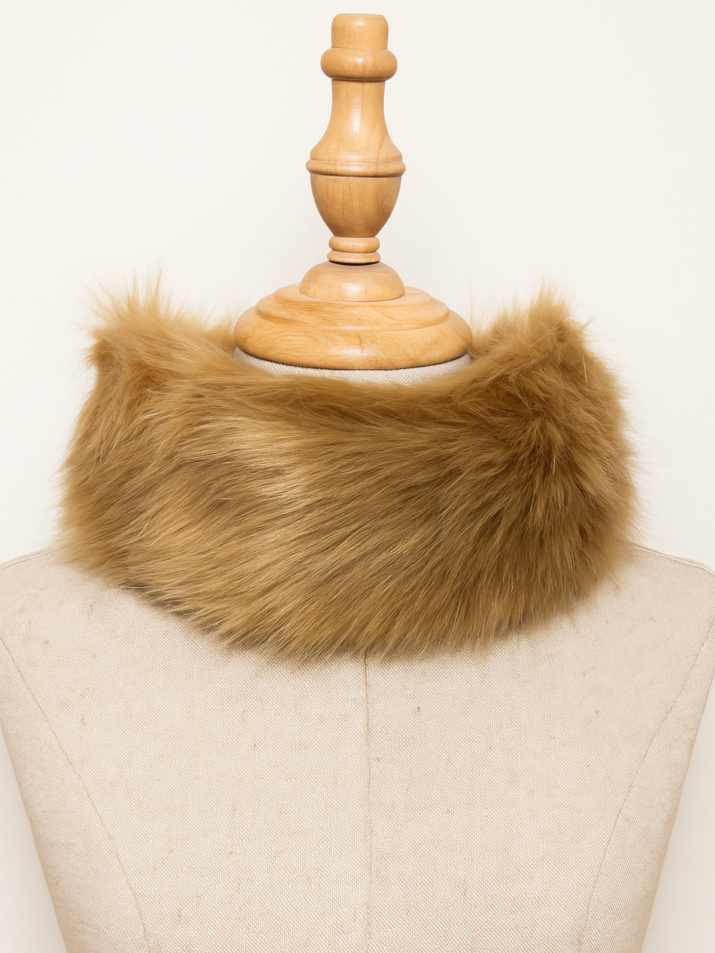 Cuello/Bandana y puños (2) de pelo efecto natural mujer - Comprar junto o separado