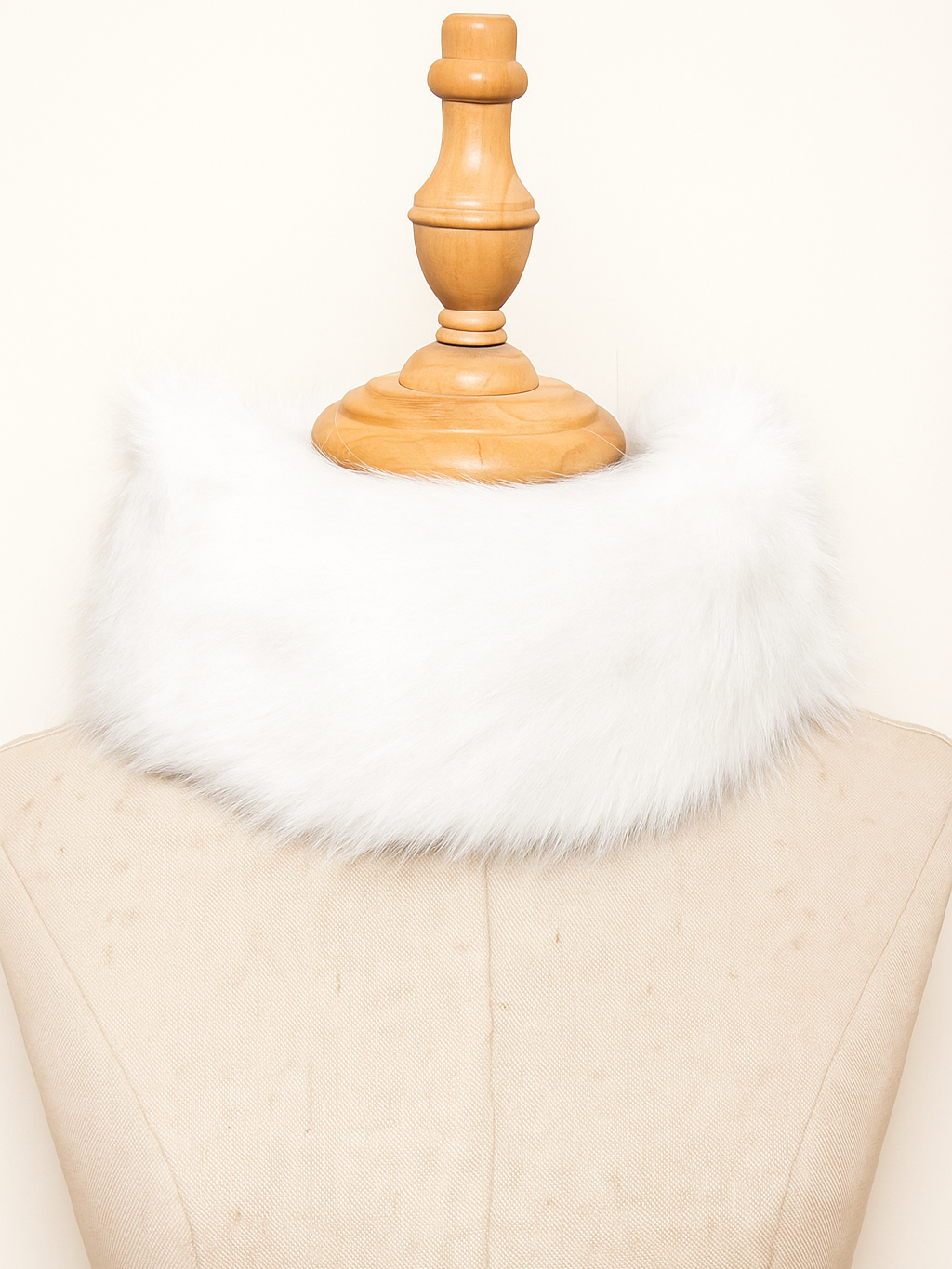 Cuello/Bandana y puños (2) de pelo efecto natural mujer - Comprar junto o separado