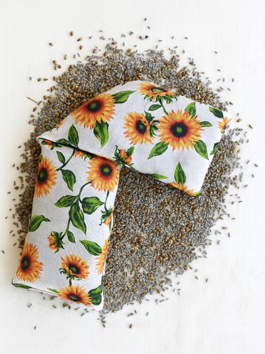 Saco de Semillas Térmico de Hueso de Aceituna y Flores de Lavanda | Apto para efecto calor o frío