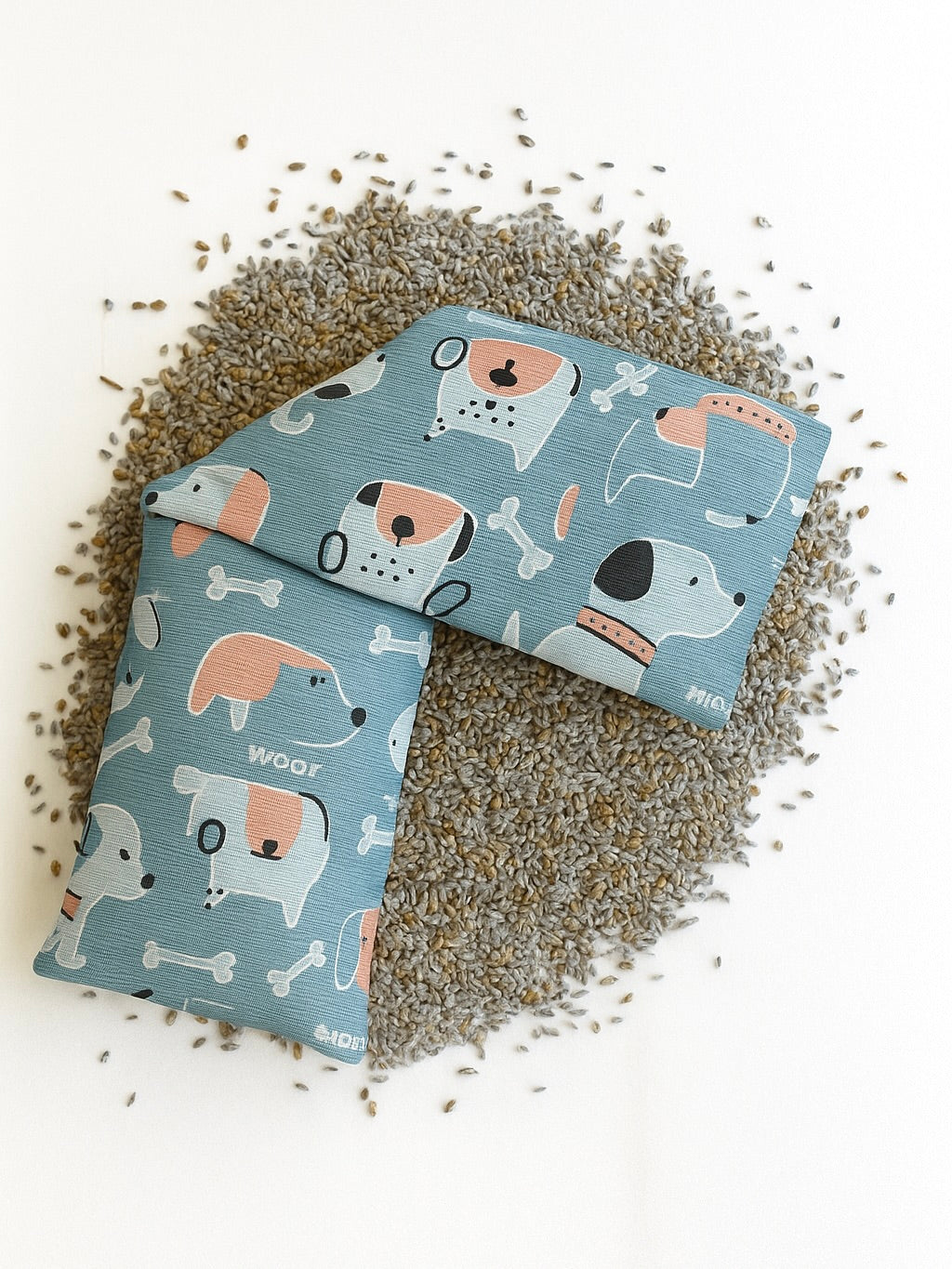 Saco de Semillas Térmico de Hueso de Aceituna y Flores de Lavanda | Apto para efecto calor o frío