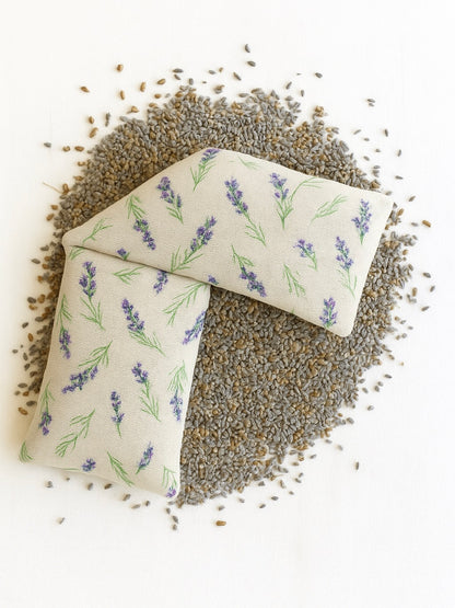 Saco de Semillas Térmico de Hueso de Aceituna y Flores de Lavanda | Apto para efecto calor o frío