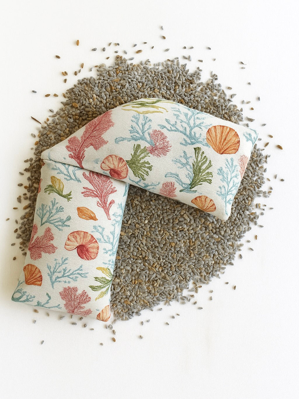 Saco de Semillas Térmico de Hueso de Aceituna y Flores de Lavanda | Apto para efecto calor o frío