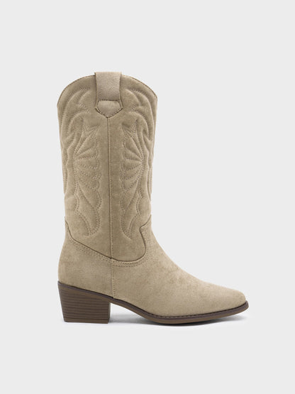 Botas Cowboy 32 cm de Caña Mujer Bordadas | Recomendamos una talla más (36-41)