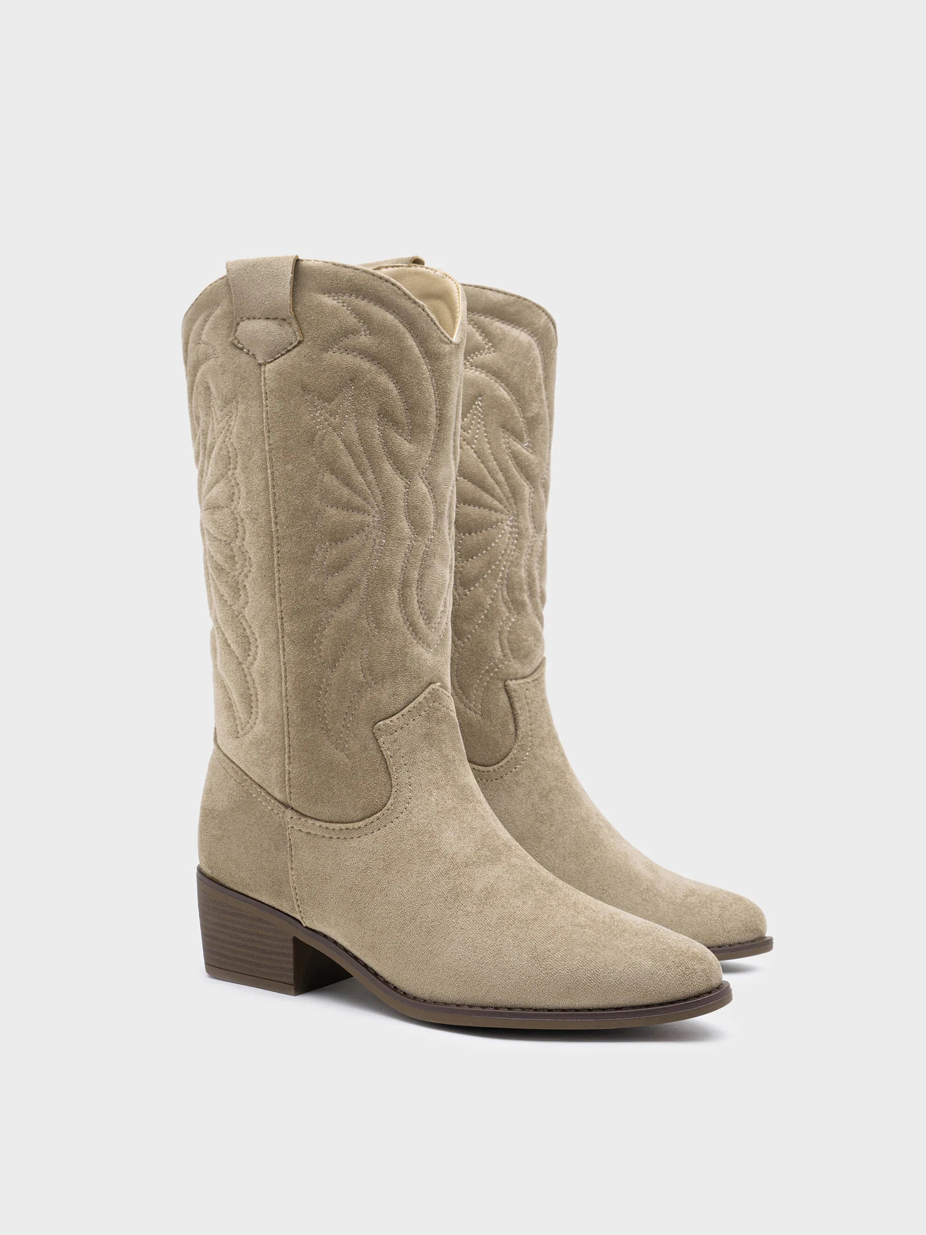 Botas Cowboy 32 cm de Caña Mujer Bordadas | Recomendamos una talla más (36-41)