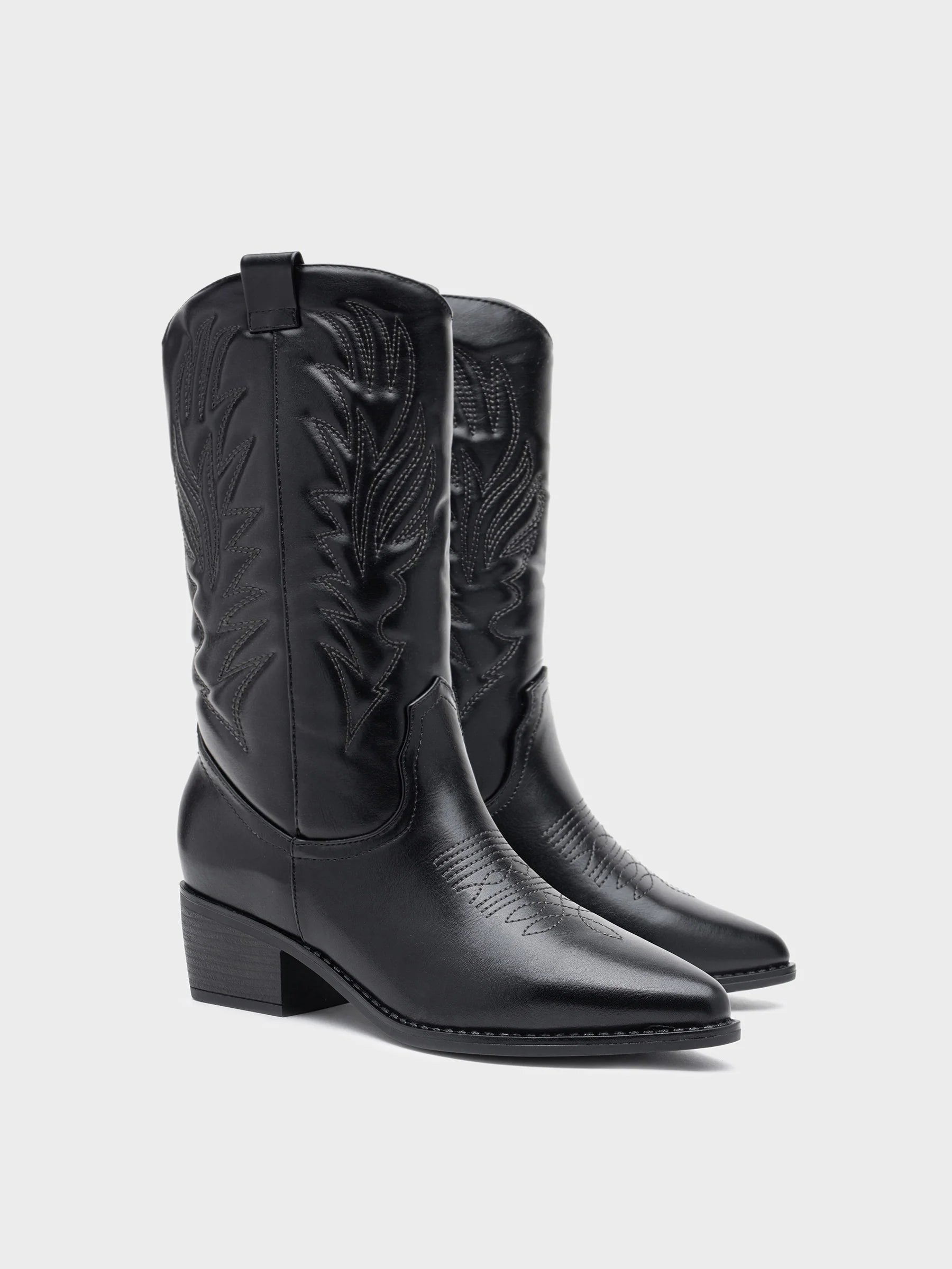 Botas Cowboy 32 cm de Caña Mujer Bordadas | Recomendamos una talla más (36-41)