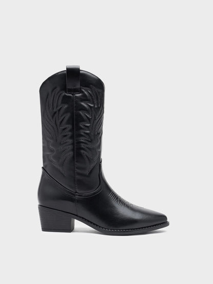 Botas Cowboy 32 cm de Caña Mujer Bordadas | Recomendamos una talla más (36-41)