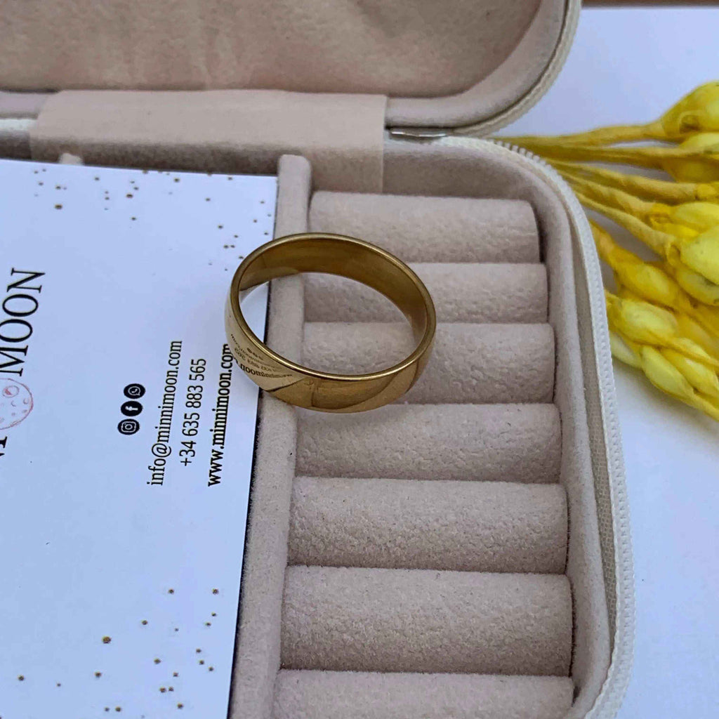 Anillo de hombre Basic Baño de Oro - MINNI MOON-Lepetitemarie-Singularu-PDPAOLA-Luamarta