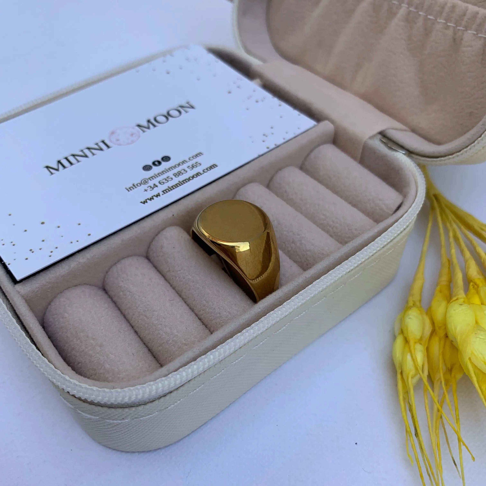 Anillo de hombre Leopoldo Baño de Oro - MINNI MOON-Lepetitemarie-Singularu-PDPAOLA-Luamarta
