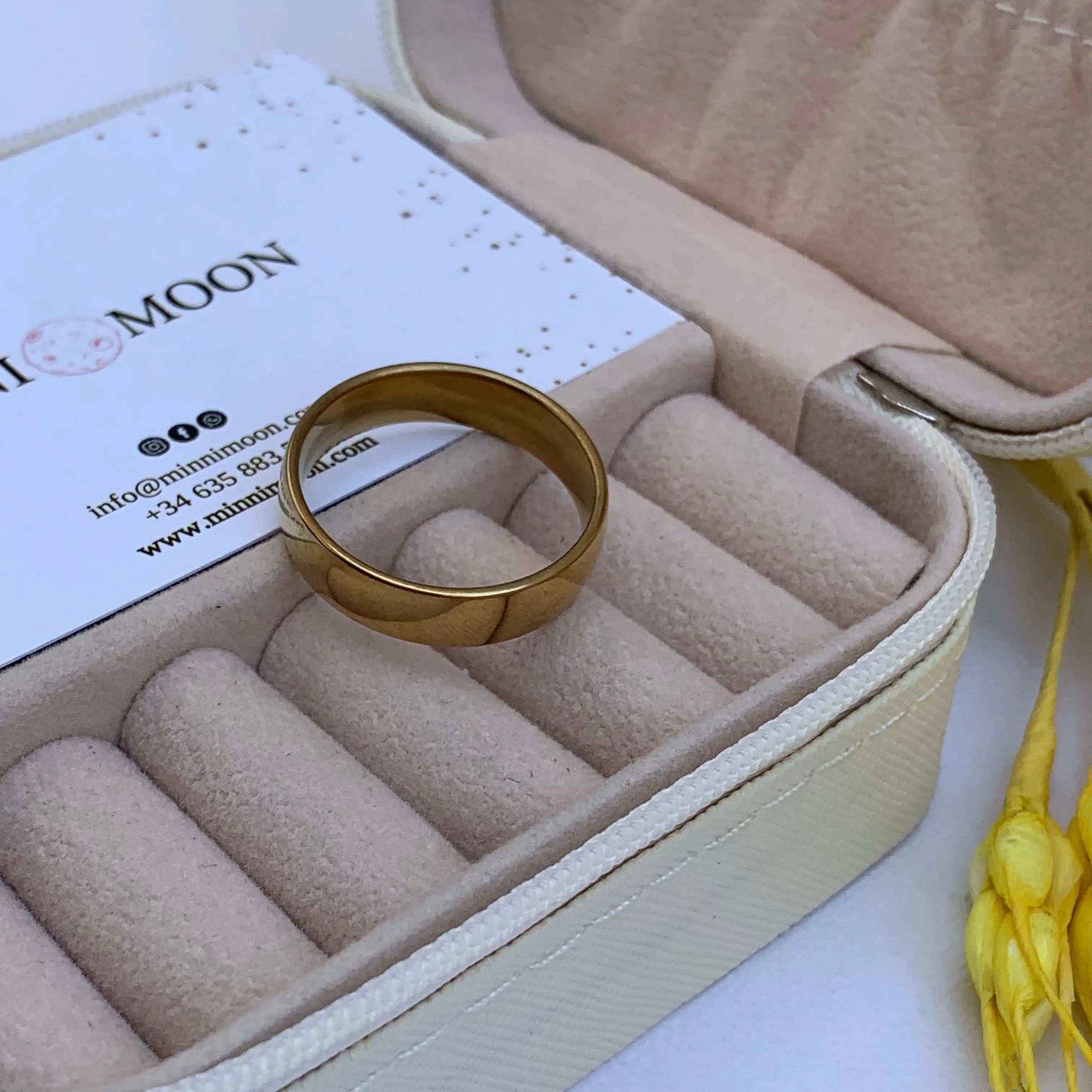 Anillo de hombre Basic Baño de Oro - MINNI MOON-Lepetitemarie-Singularu-PDPAOLA-Luamarta