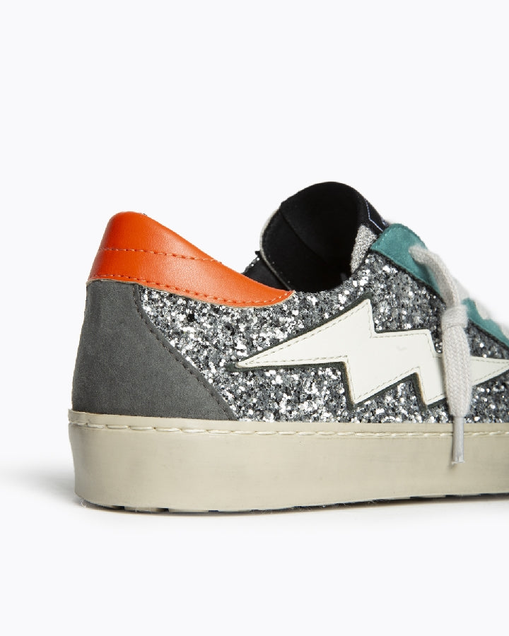 Zapatillas rayo con purpurina mujer – Tallas 36 a 41