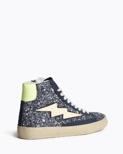 Zapatillas rayo con purpurina mujer – Tallas 36 a 41